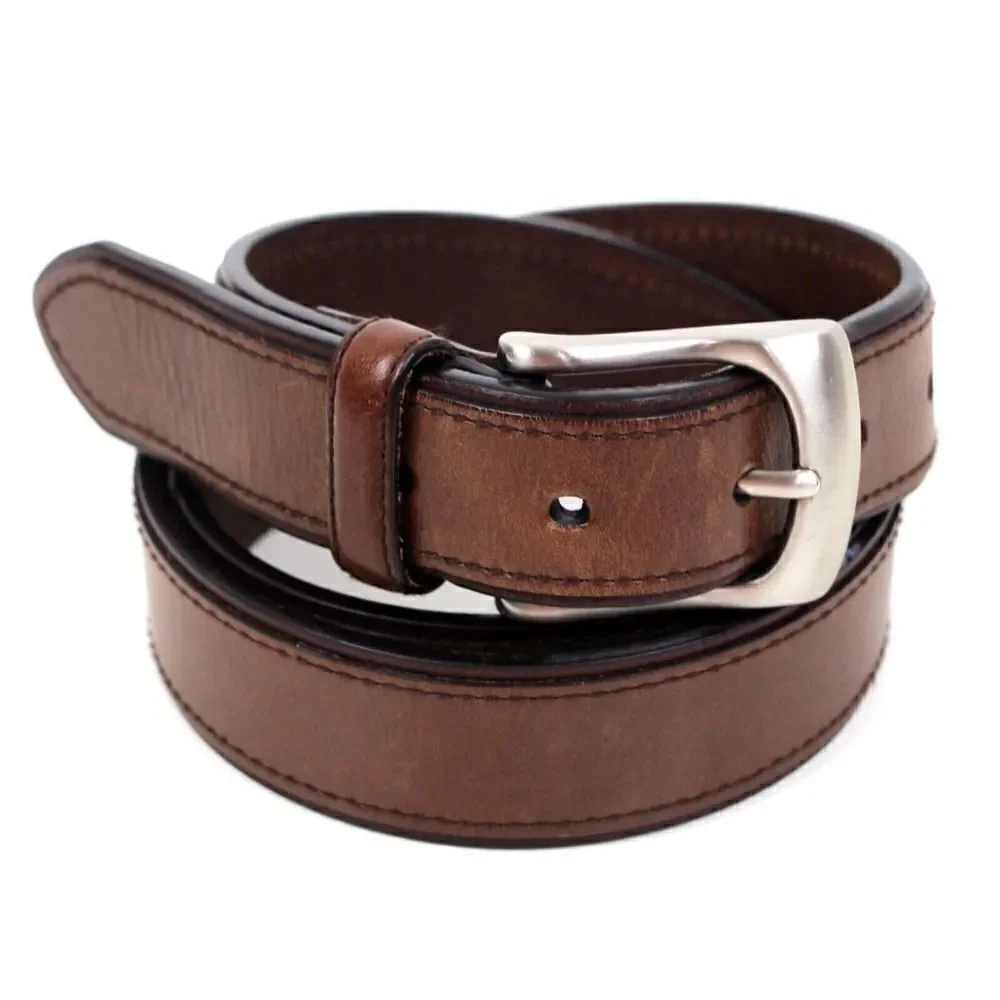 DOCKERS BROWN GENUINE LEATHER 1.25